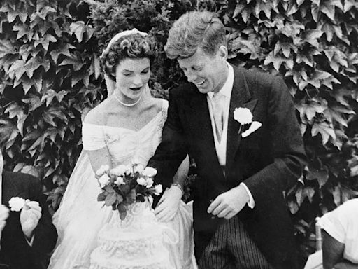 On this day in history, September 12, 1953, John F. Kennedy weds Jacqueline Bouvier in Newport, Rhode Island