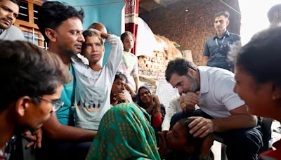Watch: LoP Rahul Gandhi meets Hathras stampede victims’ families | Mint