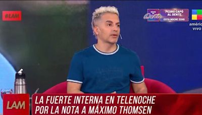 Ángel de Brito reveló una inesperada interna en Telenoche por la entrevista a Máximo Thomsen