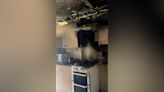 Kitchen destroyed after cheese on toast fail sparks fire