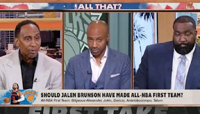 Stephen A. Smith Disagrees With His Own All-NBA Vote For Jalen Brunson