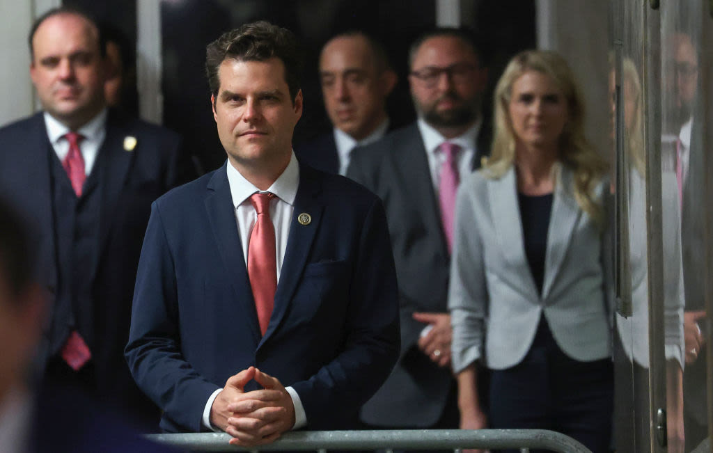 Gaetz Claims Trump Was ‘Trashing’ Ukraine Aid to Mike Johnson’s Face: ‘So Epic’