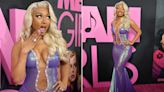 Megan Thee Stallion Brings on the Bling with Belly Button Ring and Crystal Mani at “Mean Girls” Premiere