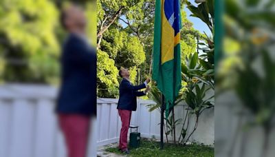 ¿Por qué flameó la bandera de Brasil en la embajada Argentina en Venezuela?