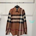 ～阿醬精品～巴黎直送🌈Burberry🌈休閒風逐漸成為新潮流🎉大格紋襯衫🎉男女款