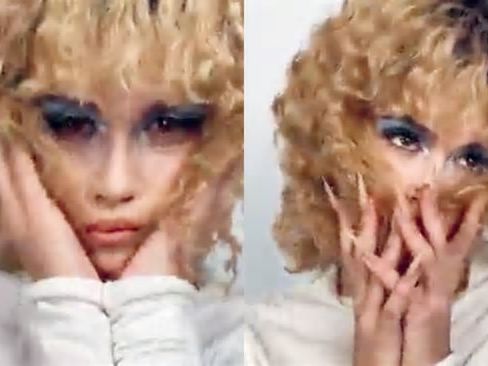 A Very Famous Model Stars in a Very Pixelated Book of Wigs