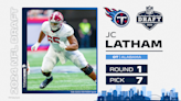 JC Latham selected No. 7 to Tennessee Titans in first round of 2024 NFL draft