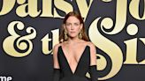 Riley Keough Paired Her Plunging and Backless LBD With Matching Opera Gloves