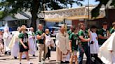 Stepping out in faith: Eucharistic procession makes way from McDaid to St. Patrick Church