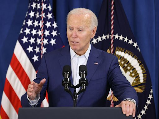 Joe Biden reacts to Donald Trump shooting
