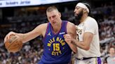 Nikola Jokic leads NBA champ Denver Nuggets past LeBron James and Lakers 114-103 in playoff opener