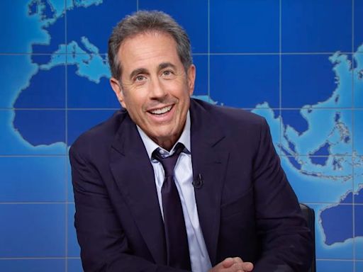 Jerry Seinfeld Drops by 'SNL' to Give Ryan Gosling Advice for Press Tours