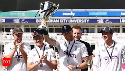 3rd Test: Ben Stokes-led England complete 3-0 series sweep against West Indies | Cricket News - Times of India