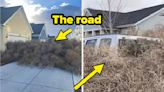 13 Unbelievable Pictures Of A Town Taken Over By Tumbleweeds In Utah