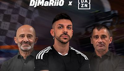 DjMariioo debutará como comentarista en DAZN F1