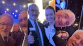 Gustavo Zerbino y Roberto Canessa se encontraron con Martin Scorsese, Emma Stone y Steven Spielberg en el almuerzo de los Oscar