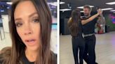 Victoria Beckham teases husband David as they enjoy salsa lesson