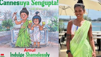 Amul India pays tribute to Anasuya Sengupta, the woman who created history by becoming 1st Indian to win best actress at Cannes 2024