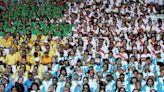 Catholics revel in pope frenzy at Indonesia stadium mass