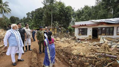 11 days after devastating landslides, PM Narendra Modi visits Wayanad, pledges aid