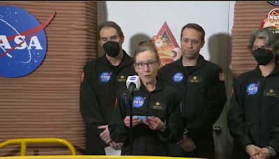 Crew of Nasa’s simulated Mars habitat emerge after a year