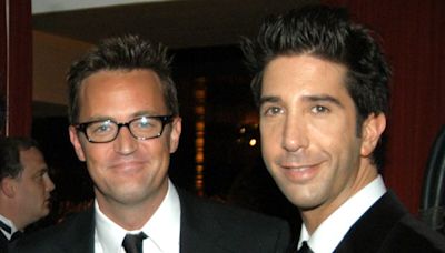 David Schwimmer says late “Friends” costar Matthew Perry was 'reserved' with him