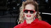 Rita Ora reps head-to-toe red trend in four different ’fits in 24 hours