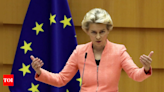 EU Parliament to decide on second term for Commission chief von der Leyen - Times of India