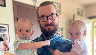 Father of two-year-old twins found dead in the backseat breaks silence