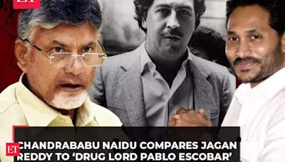 AP CM Chandrababu Naidu attacks Jagan Reddy over alleged ganja menace, compares with Pablo Escobar