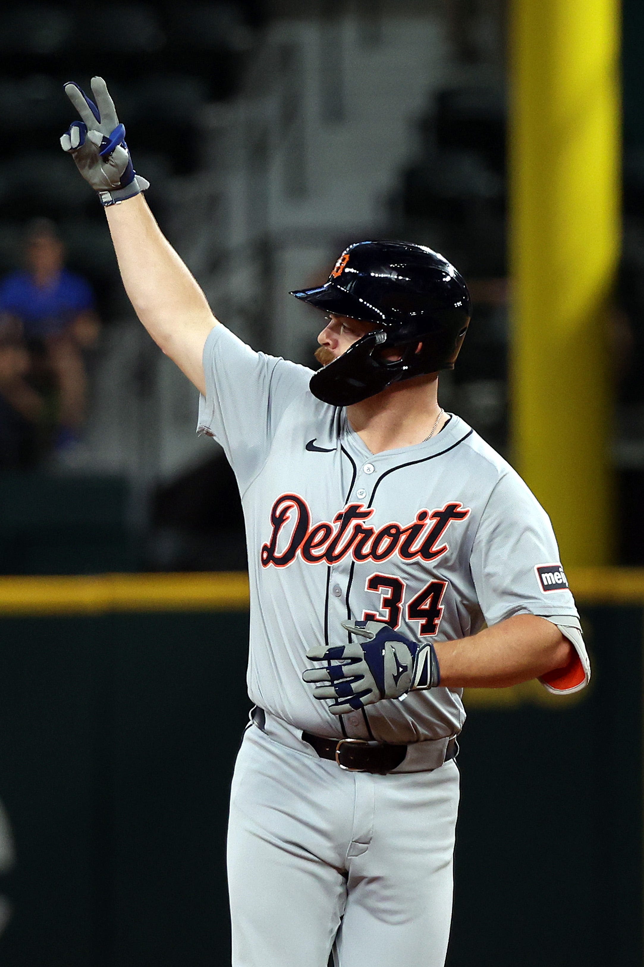 Detroit Tigers' Jake Rogers guides Tarik Skubal, hits two home runs in 2-1 win over Rangers