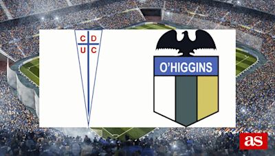 U. Católica vs O´Higgins: estadísticas previas y datos en directo | Liga Chilena 2024