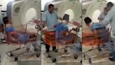 Gobierno de AMLO desmiente VIDEO del IMSS en donde aparece un paciente trasladado en carrito de supermercado