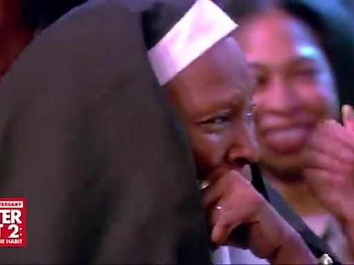 Whoopi Goldberg breaks down in tears as she confirms Sister Act 3 is ‘in the works’
