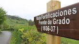 Tribuna Ciudadana visitó la ruta de las fortificaciones del frente de Grado (y hay otra visita guiada el 6 de julio)