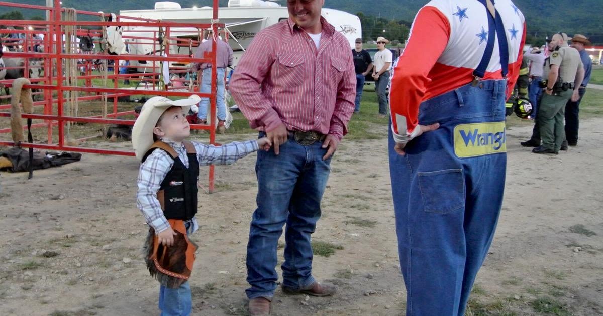 Man vs Beast at the Spur ‘N S Rodeo this Weekend