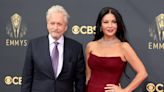 Catherine Zeta-Jones and husband Michael Douglas celebrate joint birthday