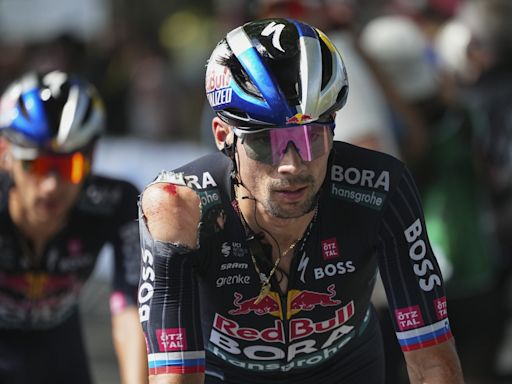 Tour de France contender Primoz Roglic withdraws after crash