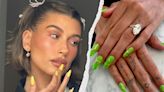 Chocolate Croc, "Strawberry Milk" Glaze, & More Of Hailey Bieber's Coolest Nails