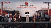 Sheinbaum y Morena celebran sexto aniversario del triunfo de AMLO