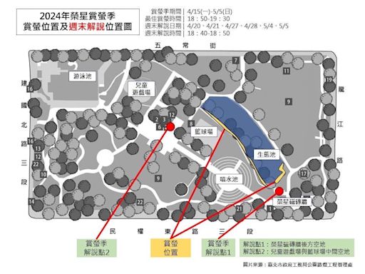 火金姑娶親星光熠熠 榮星花園讓您魂牽夢「螢」