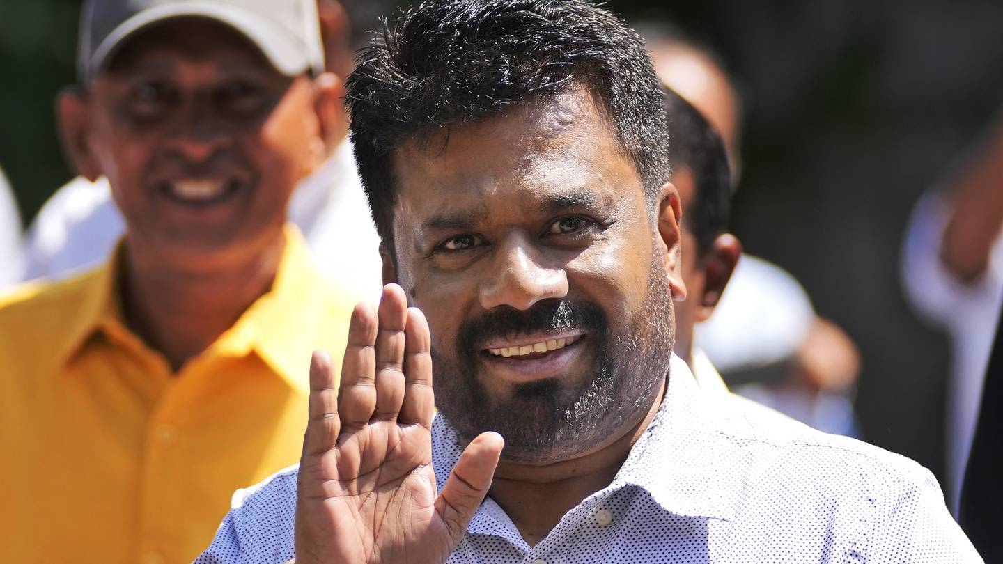 Marxist lawmaker Anura Dissanayake claims victory in Sri Lanka's presidential election