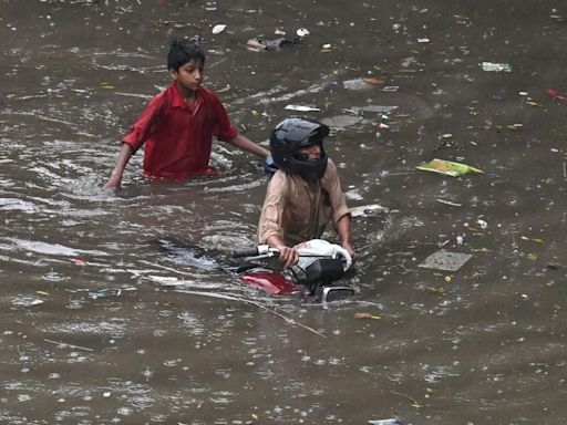 Pakistan’s cultural capital sees record rainfall, flooding streets and affecting life