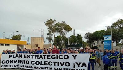 Los trabajadores de Navantia San Fernando intensifican las movilizaciones