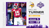 Vikings select Dallas Turner at pick No. 17 in NFL draft