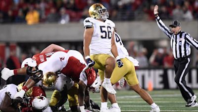 Notre Dame's Charles Jagusah, projected starting offensive lineman, to miss 2024 season with injury