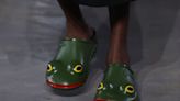 JW Anderson Shows Frog Clogs and Pad Lock Wrestling Boots in Fall 2023 Men’s Collection