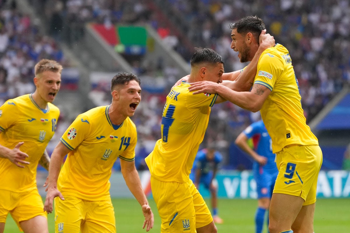 Slovakia 1-2 Ukraine: Dramatic turnaround blows Group E wide open at Euro 2024