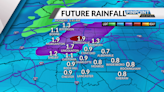 Rain chances go up for the weekend, especially on Saturday