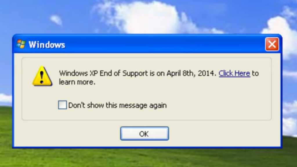 Windows end-of-life pop-ups: Watch their long, annoying history